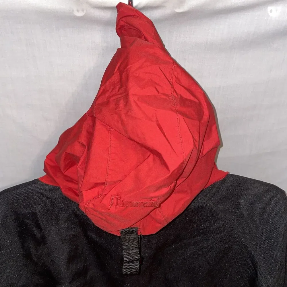 Stearns Men’s Weather Hoodie Coat Size 3XL Red Black Nylon Outdoors Rain Protect